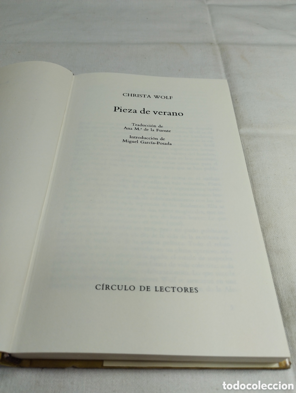 Libros de segunda mano: Pieza de verano. Christa Wolf KKB - Foto 3