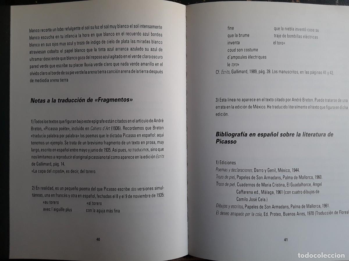 Libros de segunda mano: PICASSO. POEMAS Y DECLARACIONES. - Foto 4