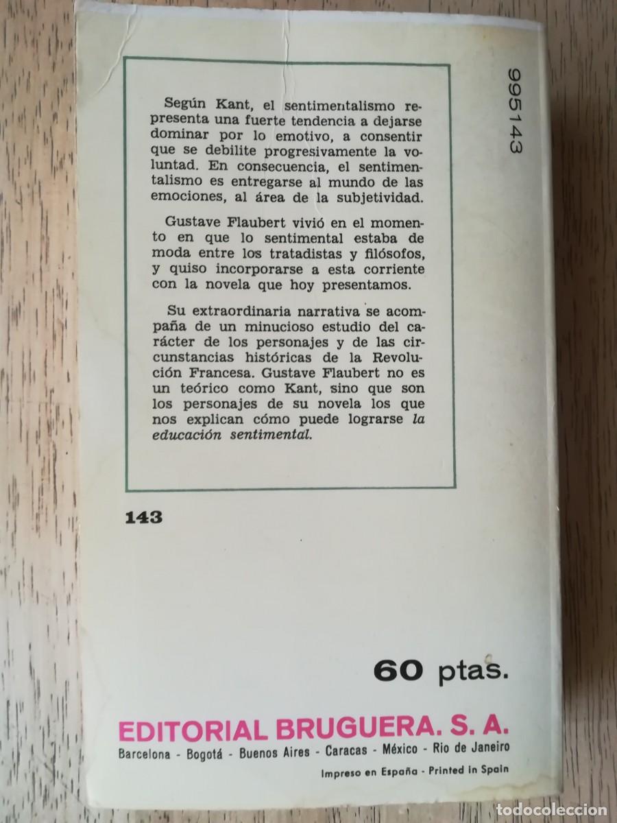 Libros de segunda mano: La educaci&oacute;n sentimental. Gustave Flaubert - Foto 2