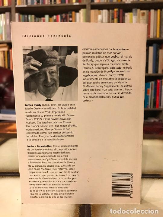 Libros de segunda mano: Junto a las estrellas. James Purdy. - Foto 2