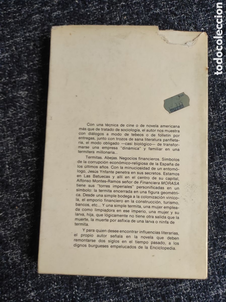 Libros de segunda mano: EL SILENCIO DE LA TERMITA / JES&Uacute;S YNFANTE - Foto 3