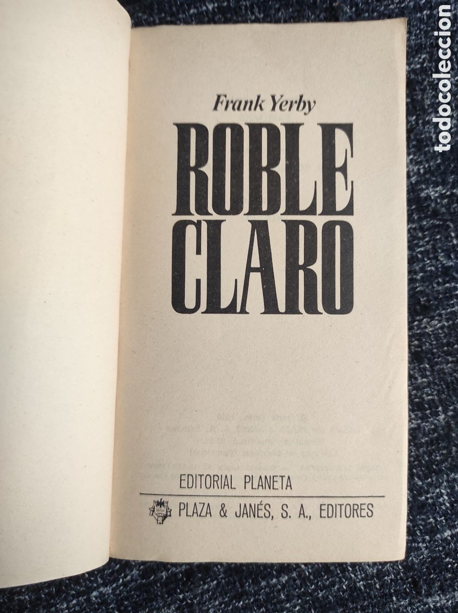 Libros de segunda mano: ROBLE CLARO / FRANK YERBY - Foto 2