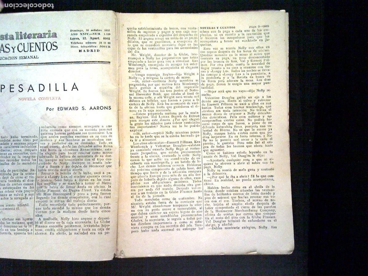 Libros de segunda mano: PESADILLA - Edward S. Aarons - 1952 - Foto 4
