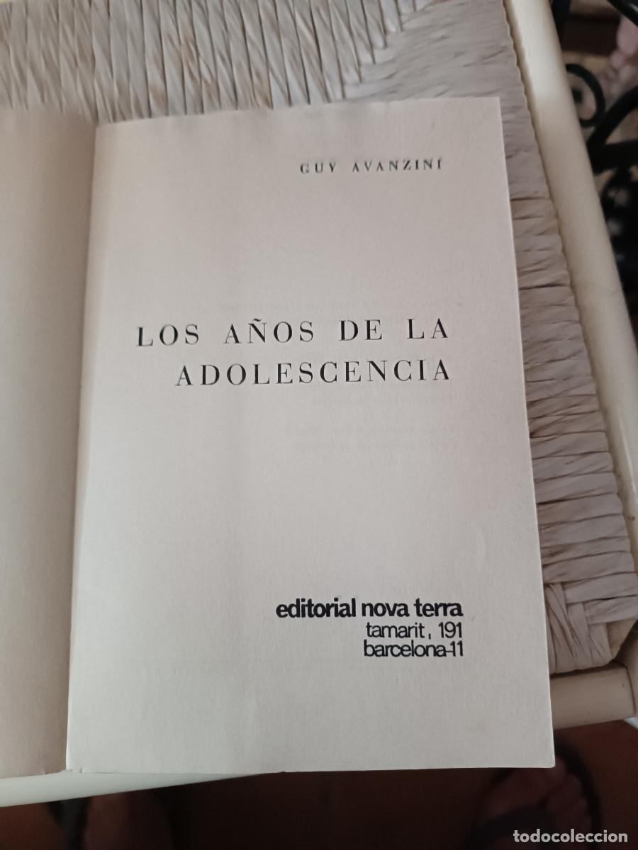 Libros de segunda mano: LIBRO LOS A&Ntilde;OS DE LA ADOLESCENCIA - Foto 2