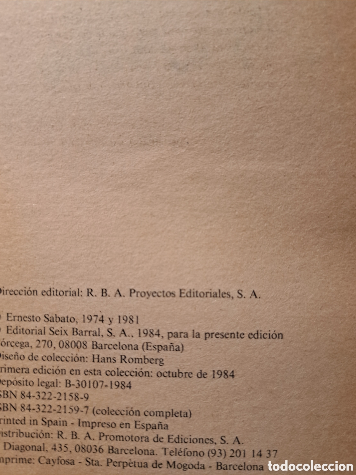 Libros de segunda mano: Abaddon el exterminador Ernesto Sabato - Foto 3