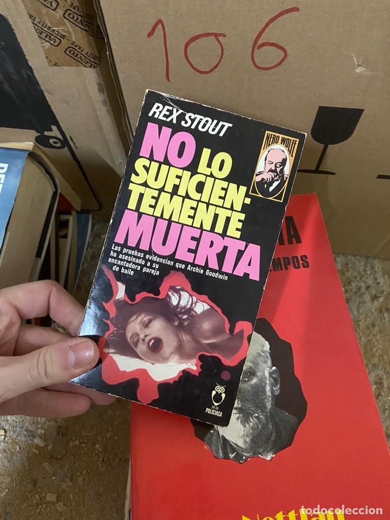 Libri di seconda mano: CAJA106 REX STOUT, NO LO SUFICIENTEMENTE MUERTA