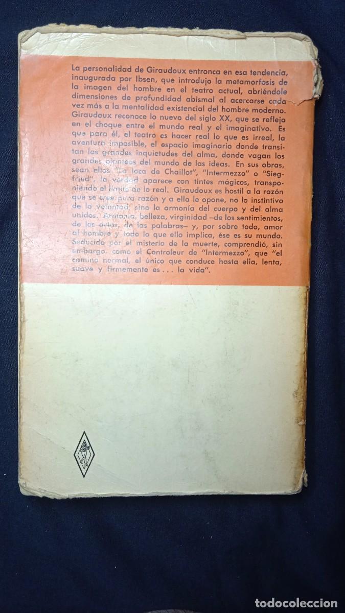 Libros de segunda mano: Antiguo libro Jean Giraudoux. - Foto 2