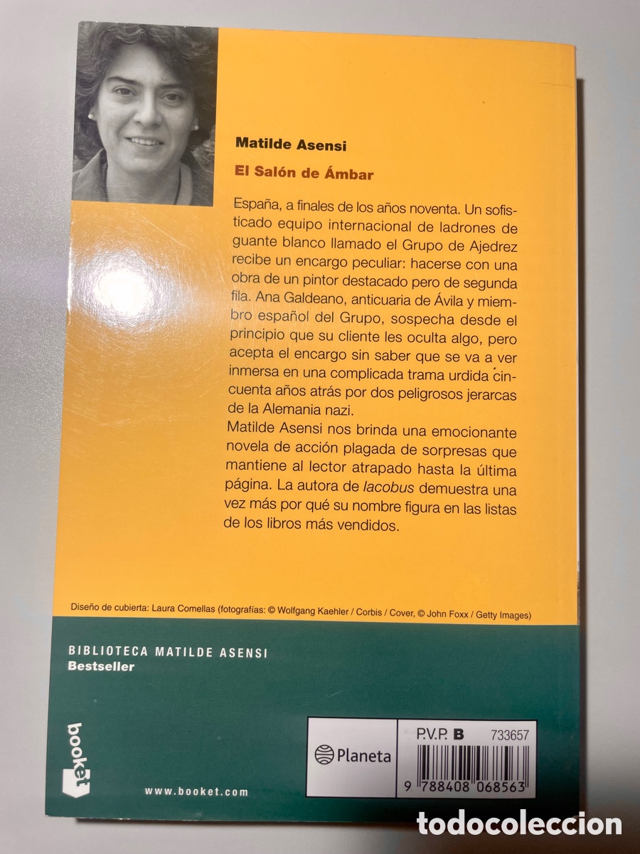 Libros de segunda mano: El Sal&oacute;n de &Aacute;mbar / Matilde Asensi - Foto 2