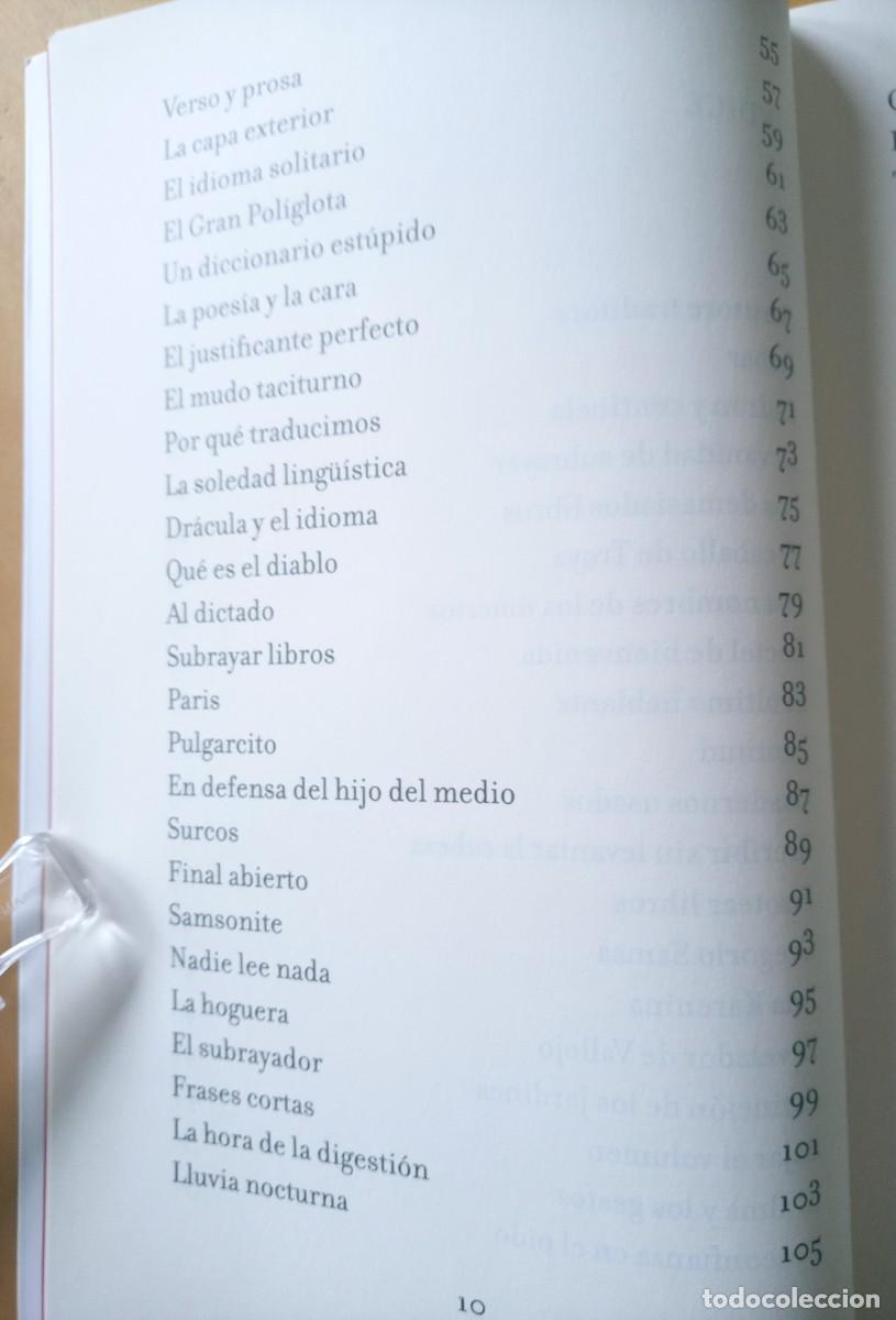 Libros de segunda mano: FABIO MORABITO EL IDIOMA MATERNO - Foto 6
