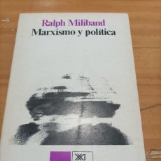 Libros de segunda mano: MARXISMO Y POLÍTICA RALPH MILIBAND,SIGLO XXI,1978,248 PAG.