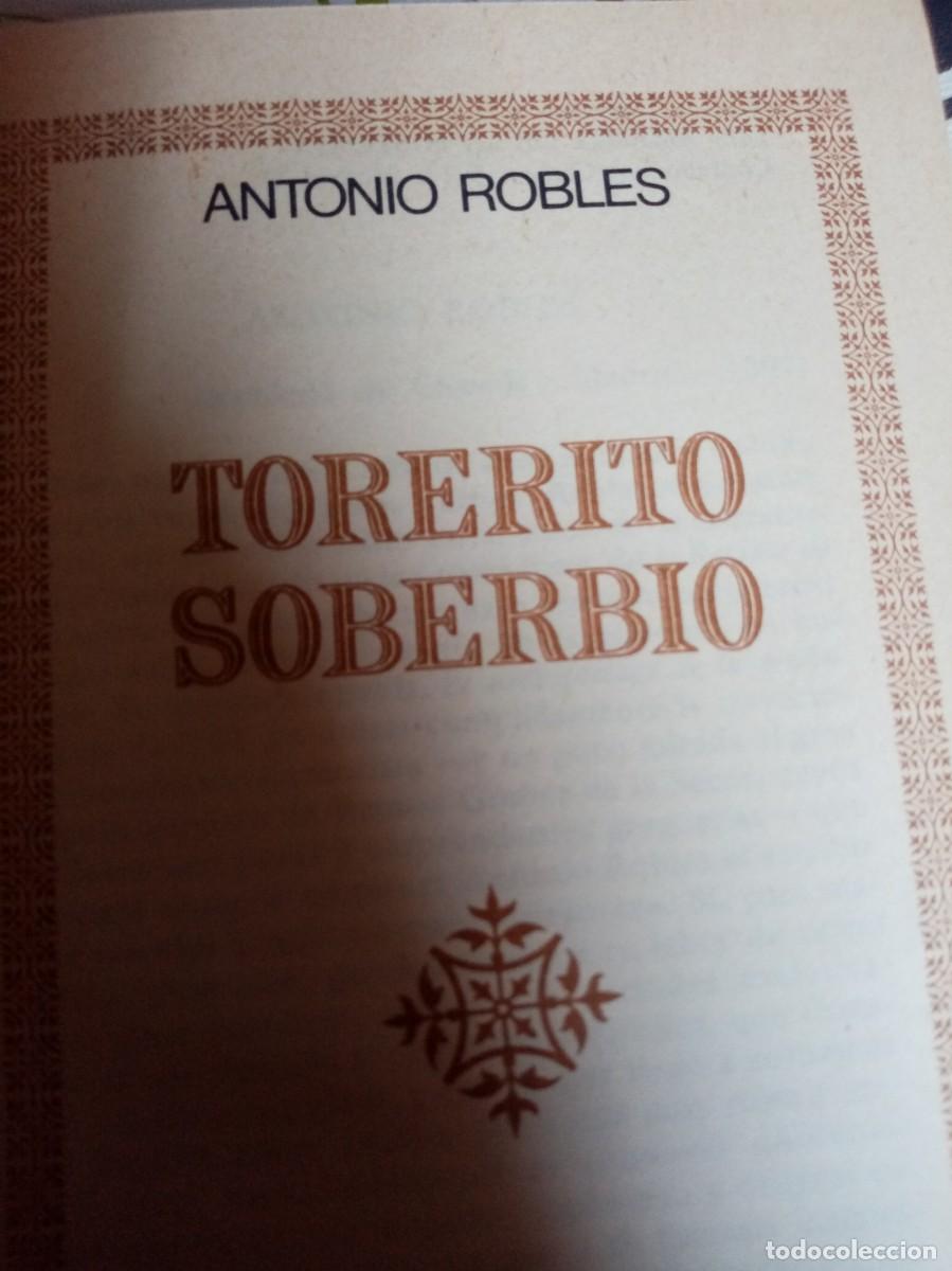 Libros de segunda mano: Torerito soberbio de Antonio Robles - Foto 1
