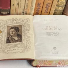 Libros de segunda mano: AÑO 1943 - OBRAS ESCOGIDAS DE EMILIA PARDO BAZÁN - AGUILAR COLECCIÓN OBRAS ETERNAS 1ª EDICIÓN