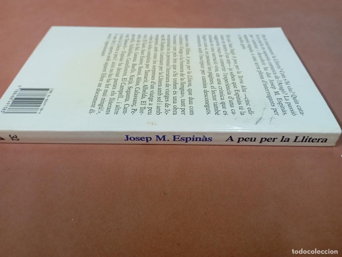 Libros de segunda mano: A peu per la llitera - Josep M. Espin&agrave;s - NVB - Foto 2