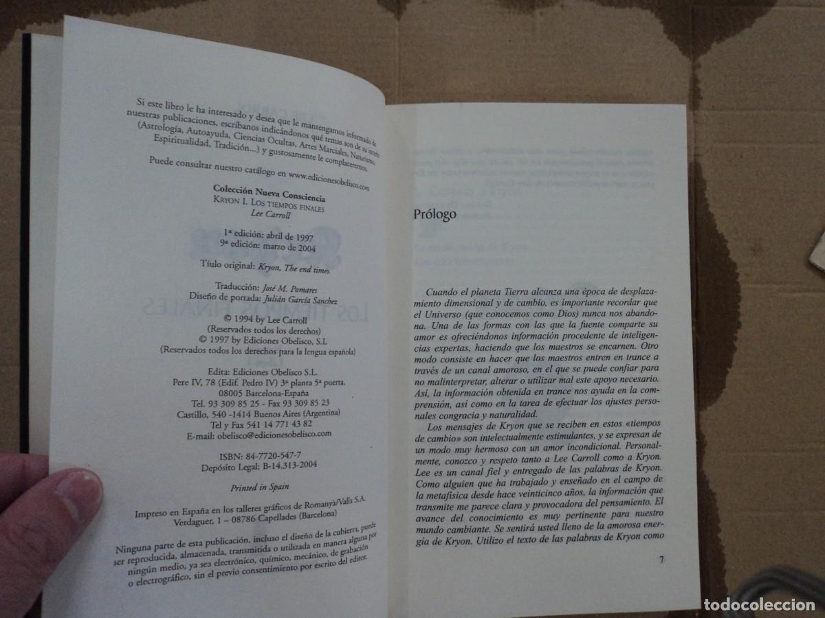 Libros de segunda mano: Los tiempos finales I Kryon - Foto 4