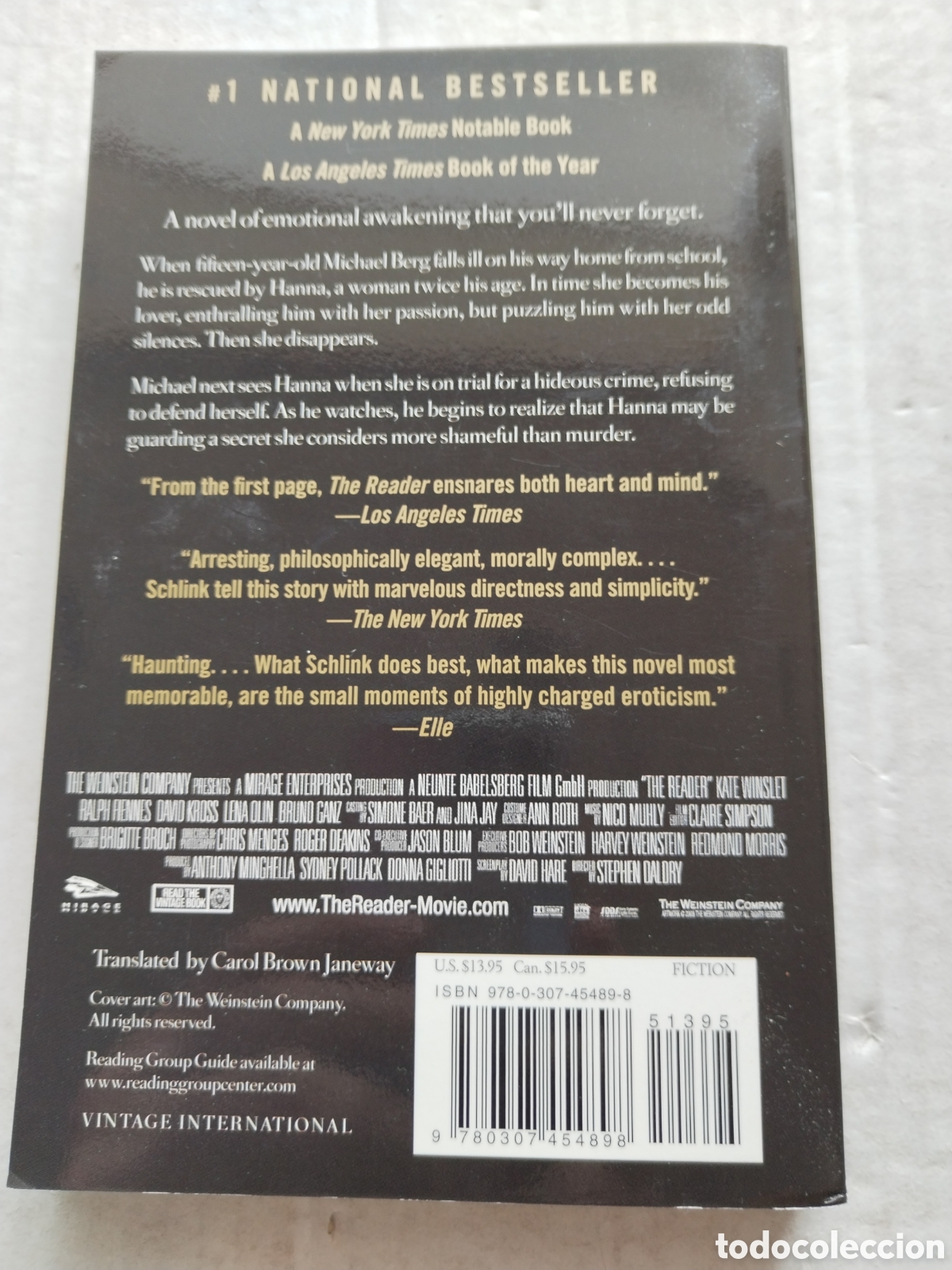 Libros de segunda mano: THE READER/BERNARD SCHLINK - Foto 3