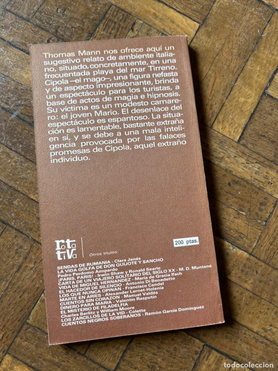 Libros de segunda mano: Mario y el mago - Thomas Mann - Foto 4