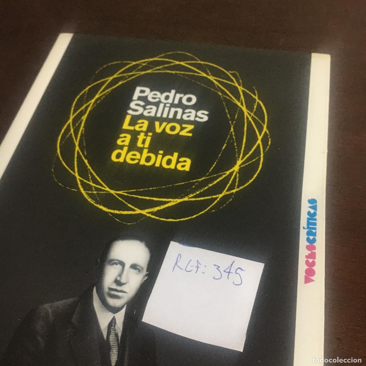 Libros de segunda mano: Pedro Salinas. La voz a ti debida REF: 345 - Foto 5
