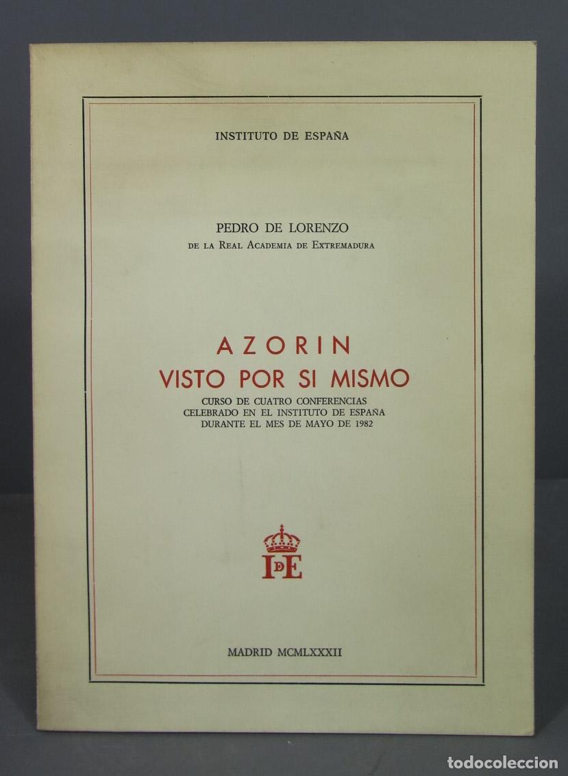 Libros de segunda mano: AZORIN VISTO POR SI MISMO. LORENZO