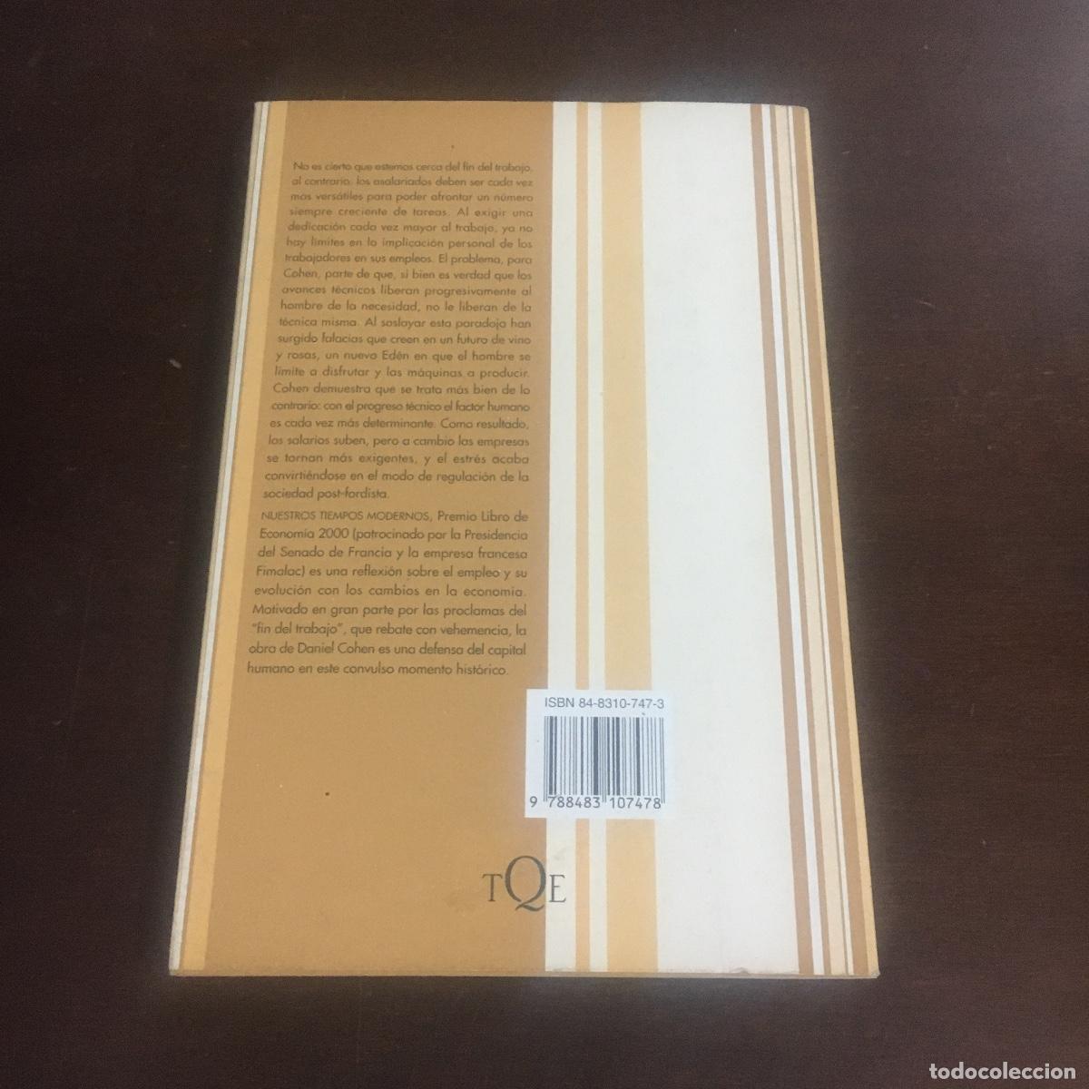 Libros de segunda mano: Nuestros tiempos modernos - Cohen, Daniel REF: 390 - Foto 4