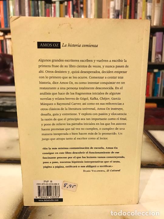 Libros de segunda mano: La historia comienza. Amos Oz. - Foto 2