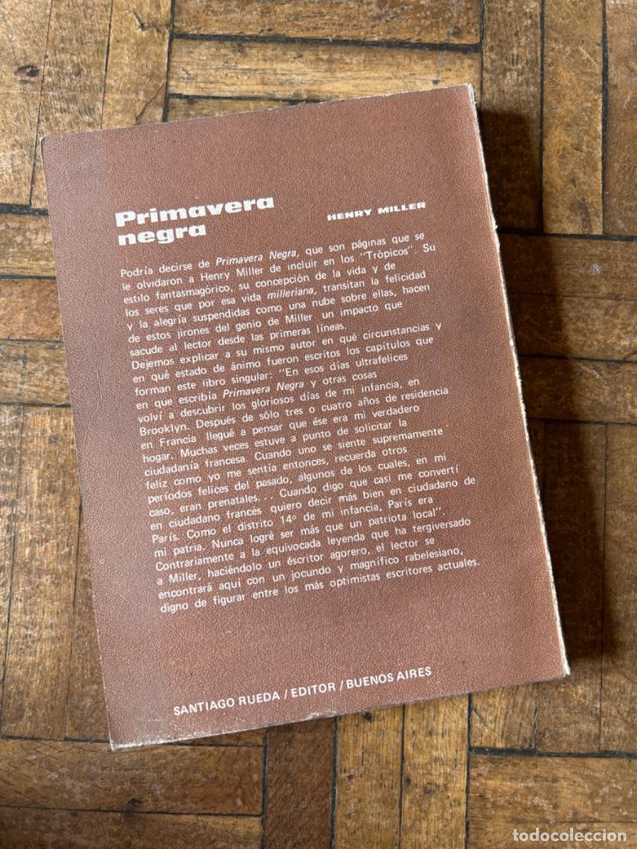 Libros de segunda mano: Primavera negra - Henry Miller - Foto 4