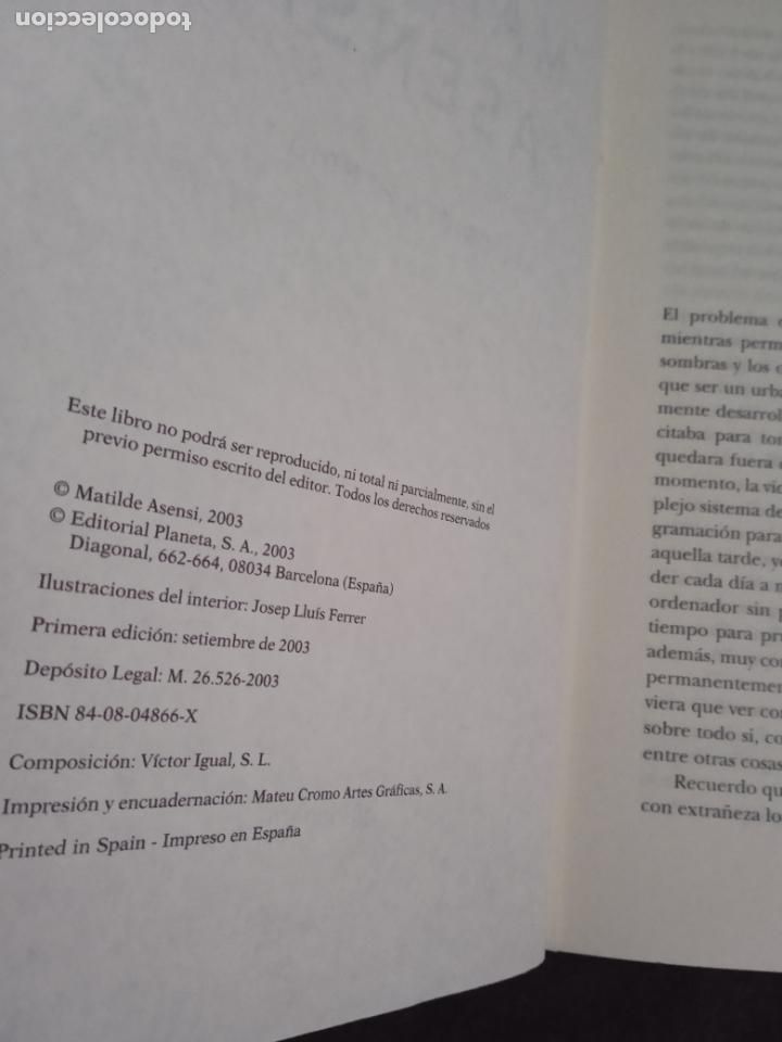 Libros de segunda mano: MATILDE ASENSI. EL ORIGEN PERDIDO. PLANETA. - Foto 2