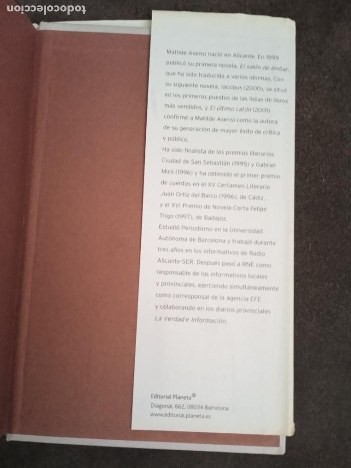 Libros de segunda mano: MATILDE ASENSI. EL ORIGEN PERDIDO. PLANETA. - Foto 4