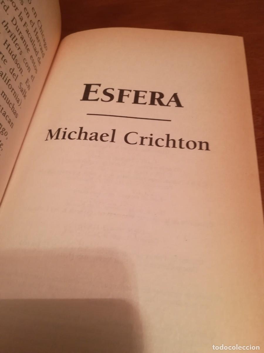 Libros de segunda mano: ESFERA / MICHAEL CRICHTON / CONS412 / GRANDES EXITOS - Foto 3