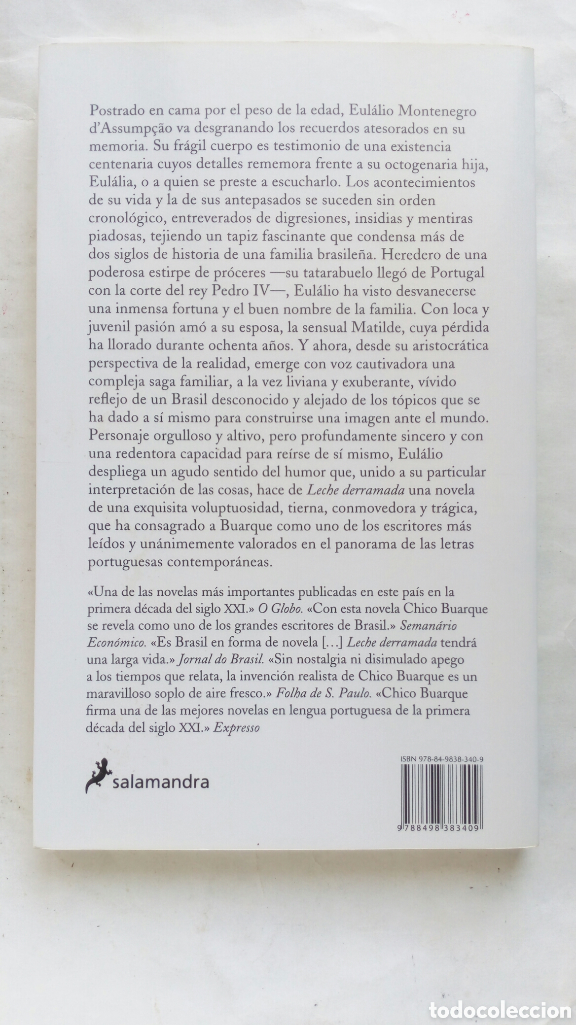 Libros de segunda mano: Leche derramada. Chico Buarque. - Foto 2