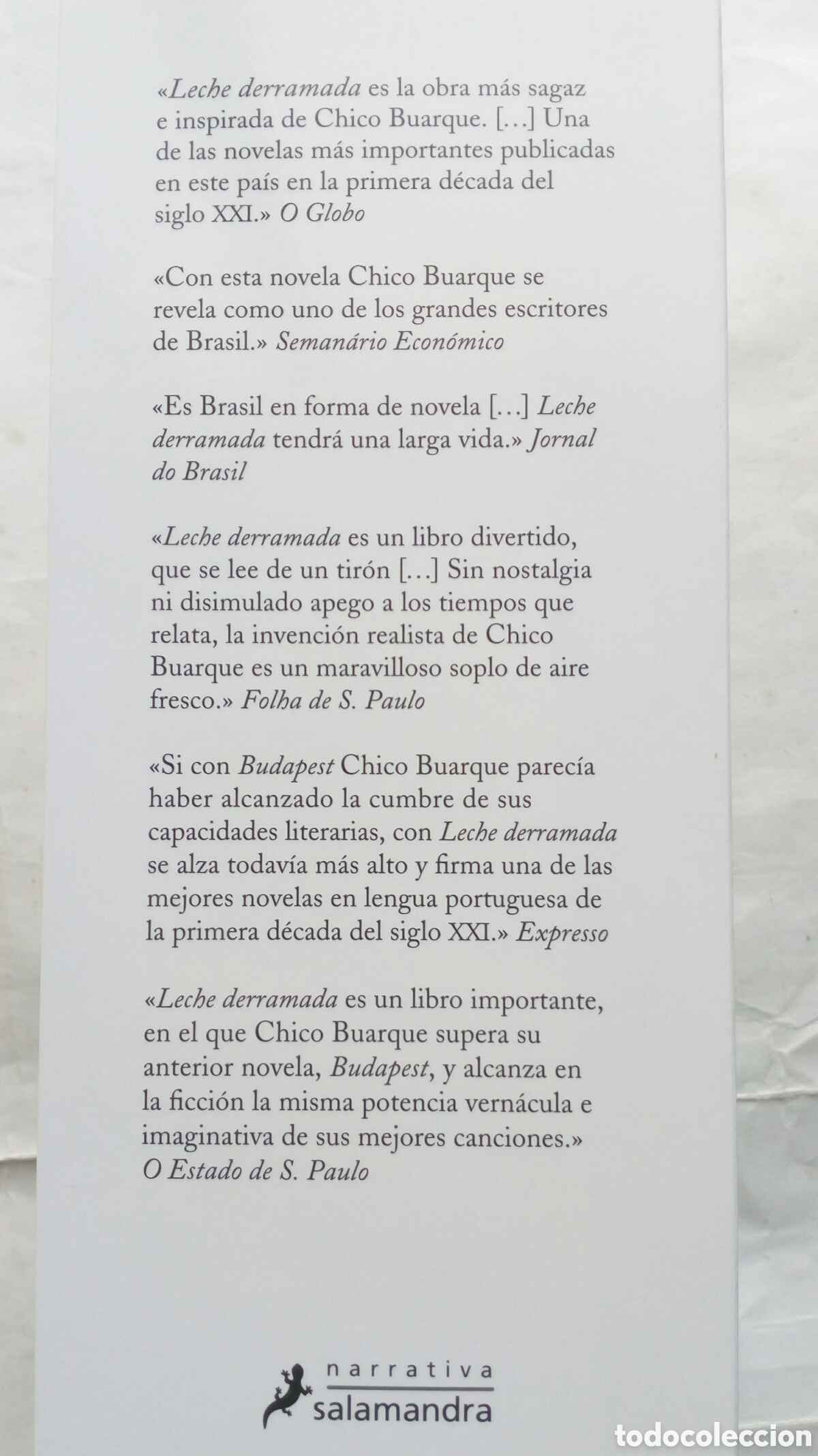 Libros de segunda mano: Leche derramada. Chico Buarque. - Foto 4