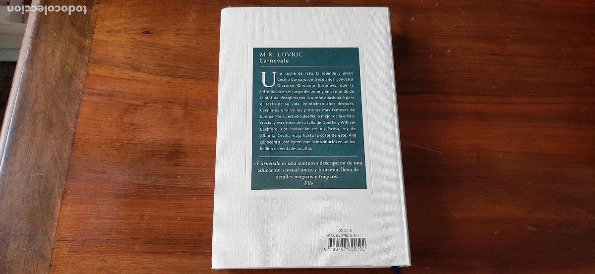 Libros de segunda mano: M. R. LOVRIC. CARNEVALE - Foto 2
