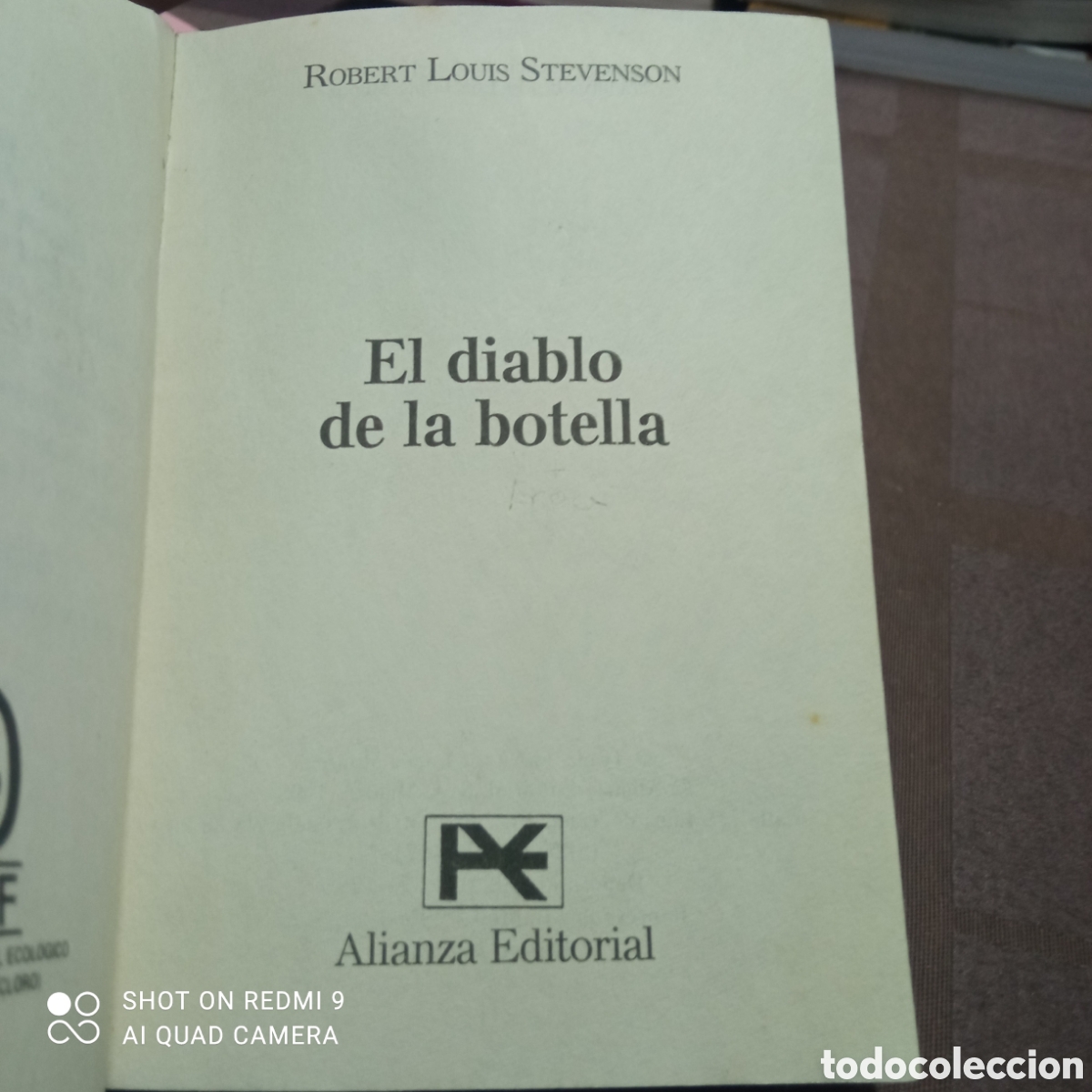 Libros de segunda mano: El diablo de la botella 1995. - Foto 3