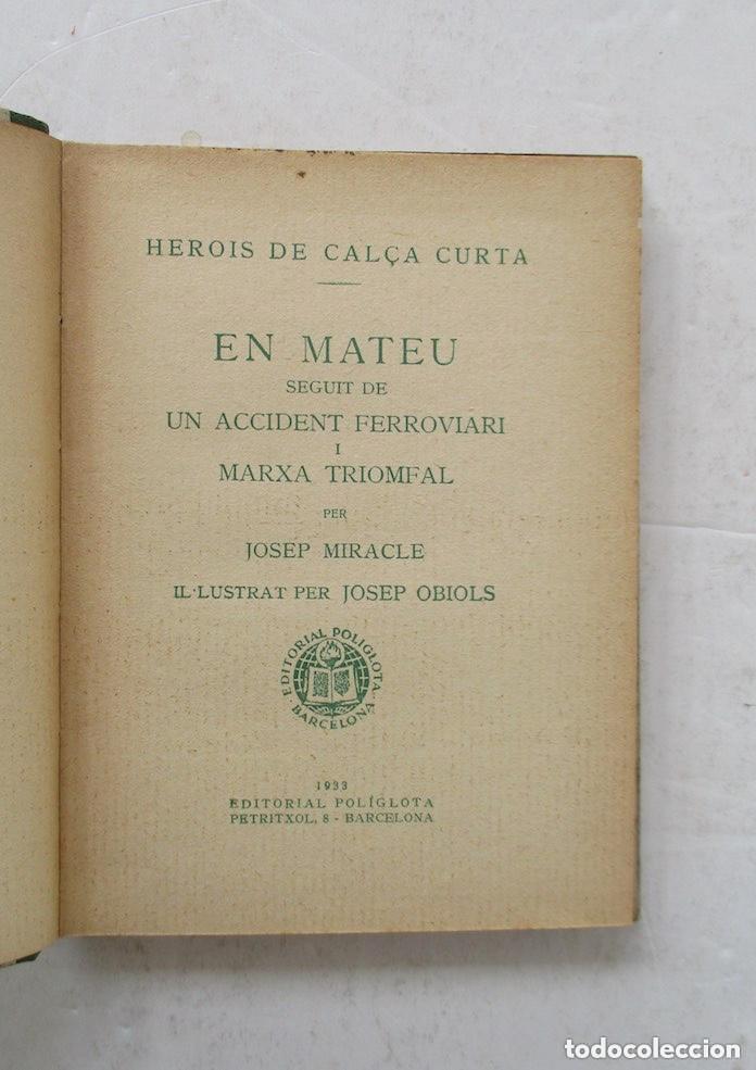Libros de segunda mano: EN MATEU - JOSEP MIRACLE - Foto 2