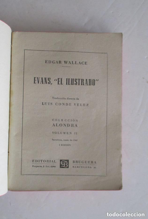 Libros de segunda mano: EVANS EL ILUSTRADO - EDGAR WALLACE - Foto 2