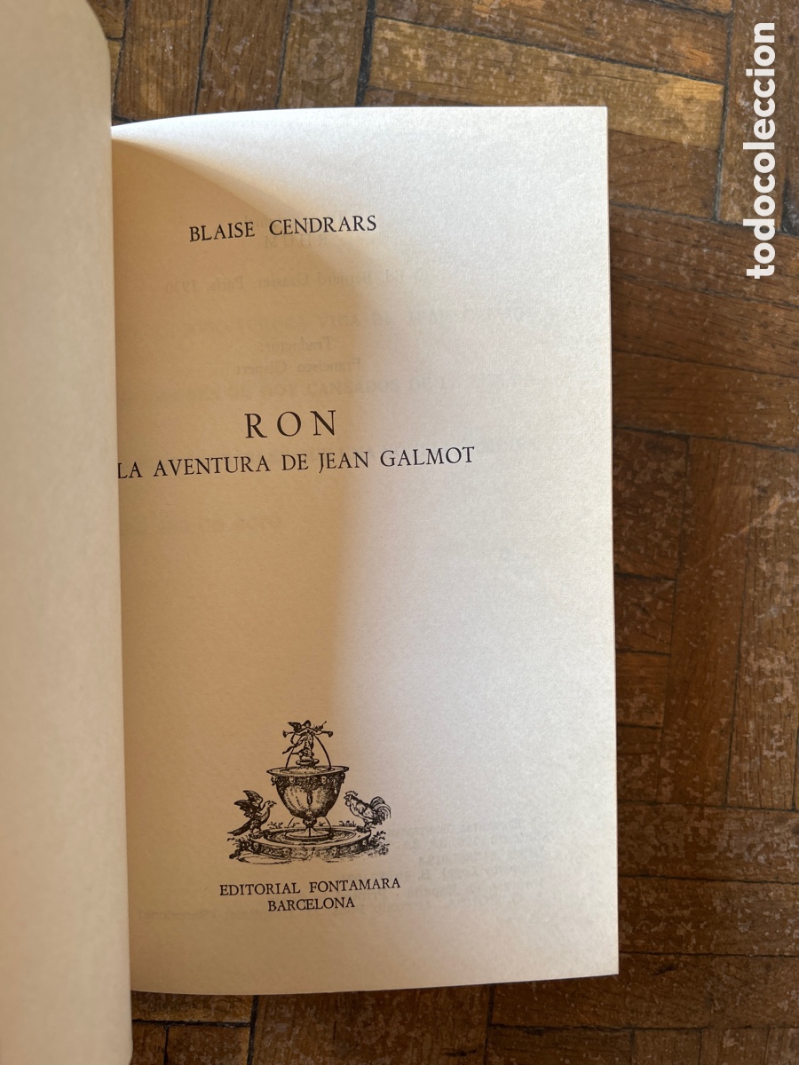 Libros de segunda mano: Ron - Blaise Cendrars - Fontamara (1974) - Foto 3