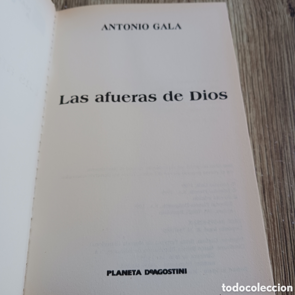 Libros de segunda mano: Las afueras de Dios de Antonio Gala - Foto 3