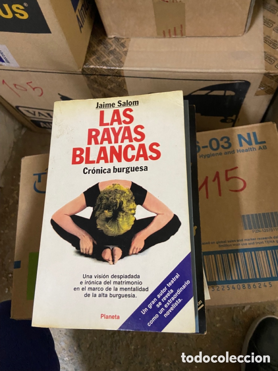 Livres d'occasion: Caja115 Jaime Salom LAS RAYAS BLANCAS Cr&oacute;nica burguesa