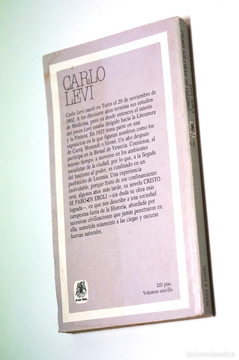 Libros de segunda mano: Cristo se paro en Eboli. - Foto 2