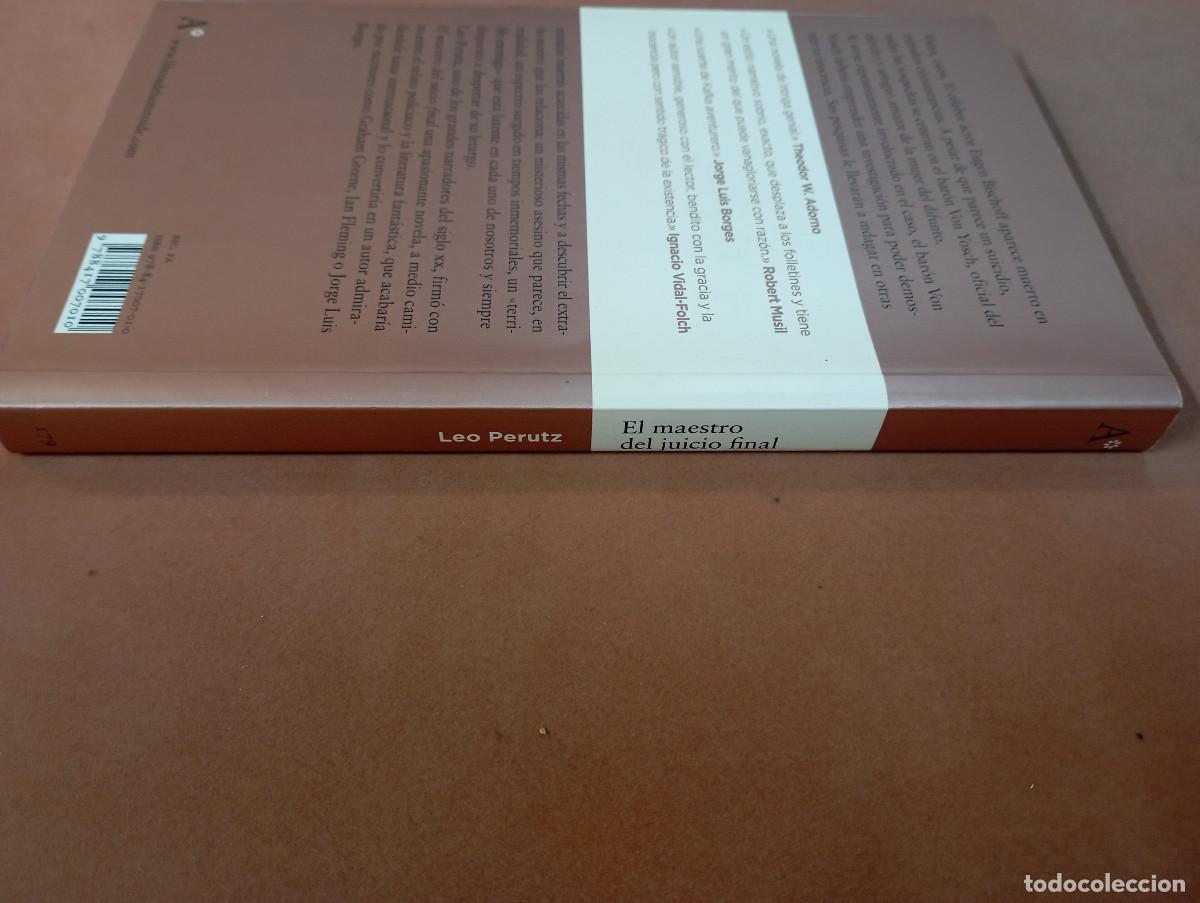 Libros de segunda mano: El maestro del juicio final - Leo Perutz - NOB - Foto 2