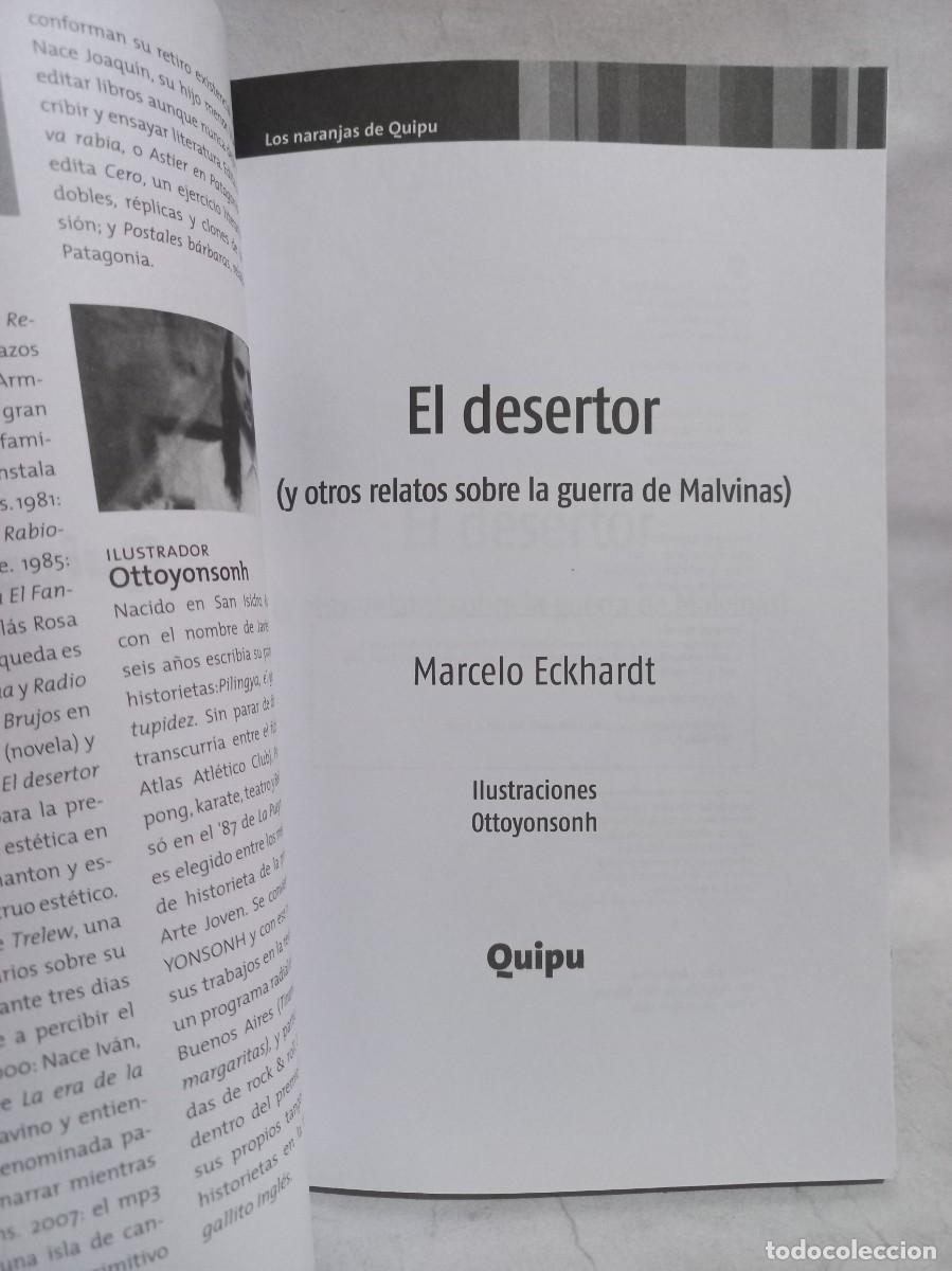 Libros de segunda mano: Marcelo Eckhardt - El Desertor - 2013 - Foto 2