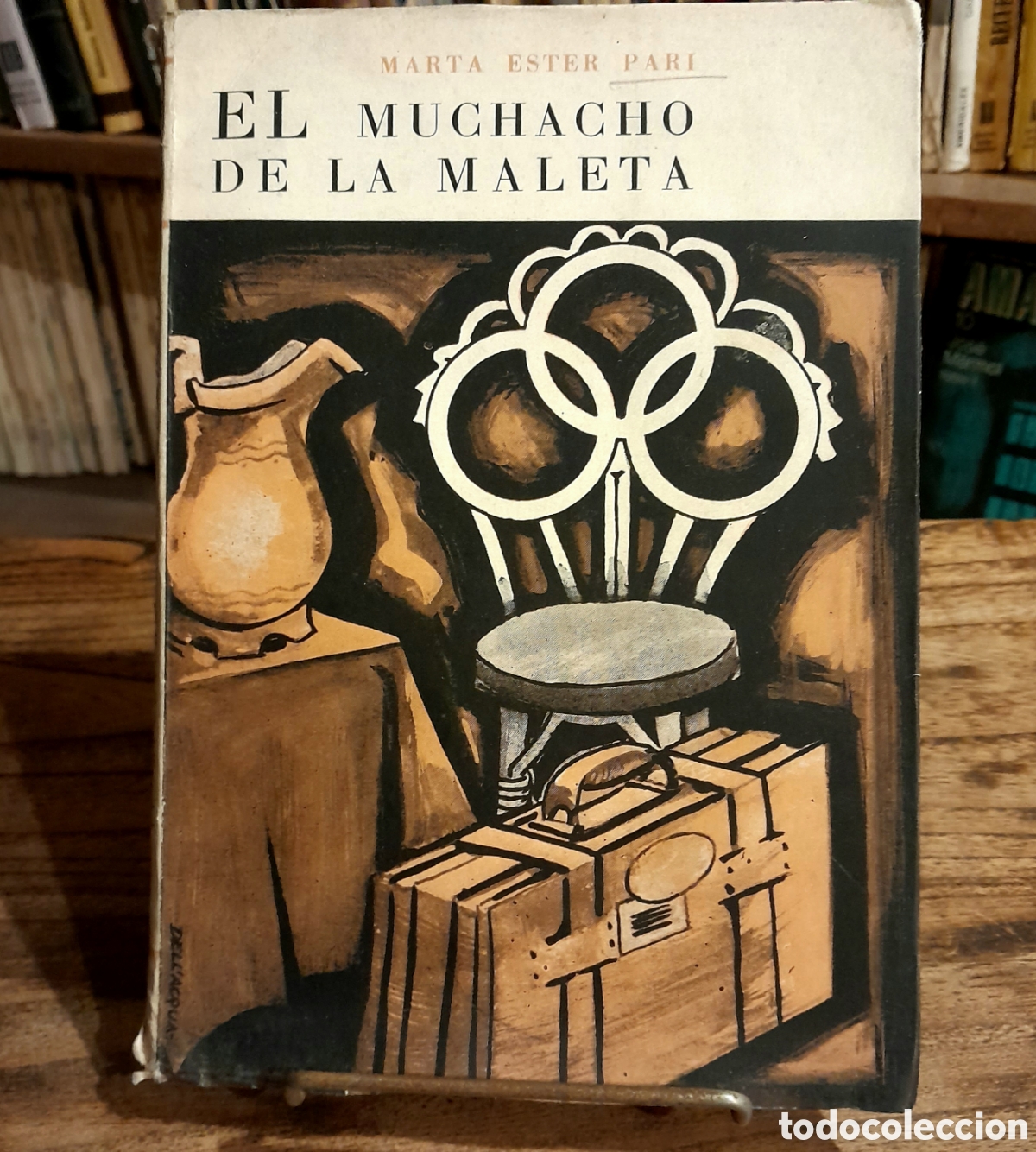 Libros de segunda mano: El muchacho de la maleta. Marta Ester Pari. Bs As 1967 Portada e ilustraciones Amadeo Dell'Acqua