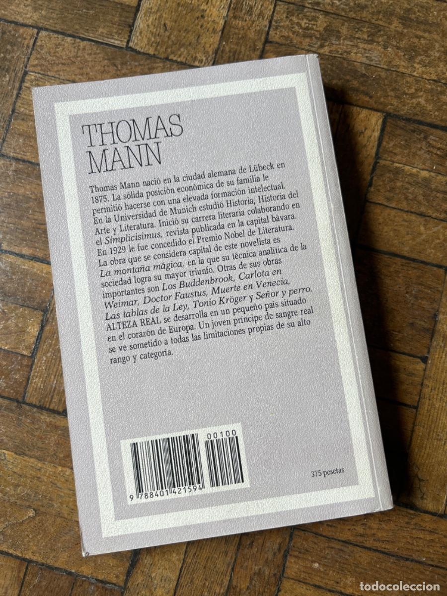 Libros de segunda mano: Alteza real - Thomas Mann - Foto 4