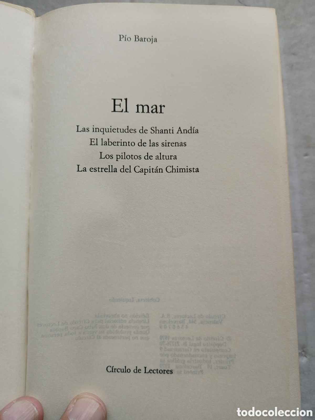 Libros de segunda mano: EL MAR/PIO BAROJA - Foto 2