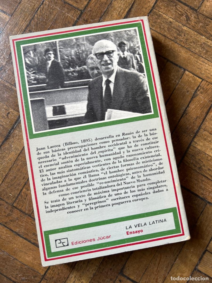 Libros de segunda mano: Raz&oacute;n de ser - Juan Larrea - Foto 4