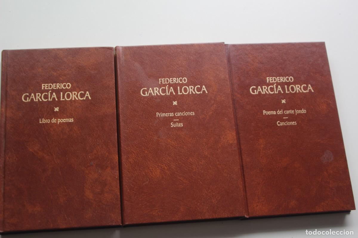 Libros de segunda mano: FEDERICO GARC&Iacute;A LORCA POEMAS - CANCIONES- SUITES- POEMA DEL CANTE JONDO 3 LIBROS