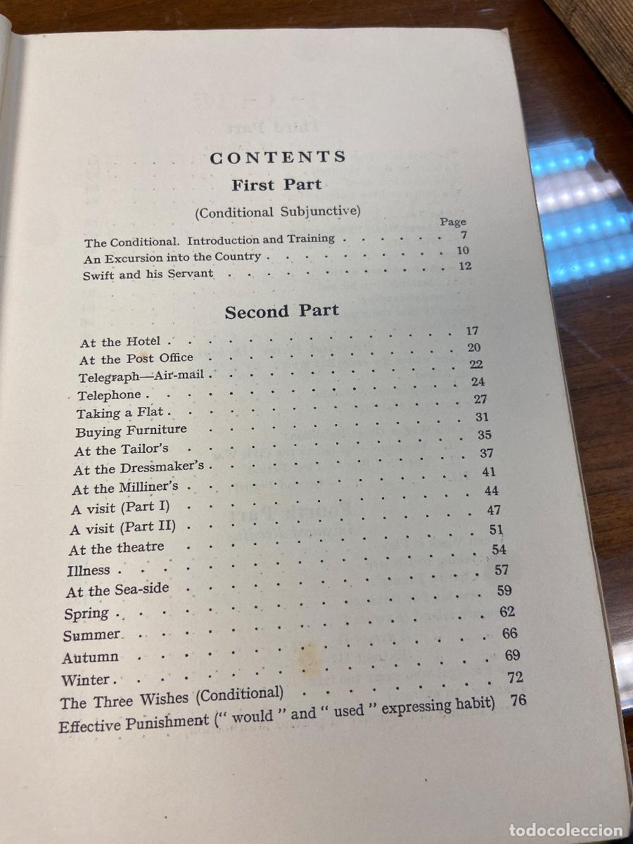 Libros de segunda mano: M. D. BERLITZ - SECOND BOOK ENGLISH PART - METHOD FOR TEACHING MODERN LANGUAGES - 1939 - Foto 6