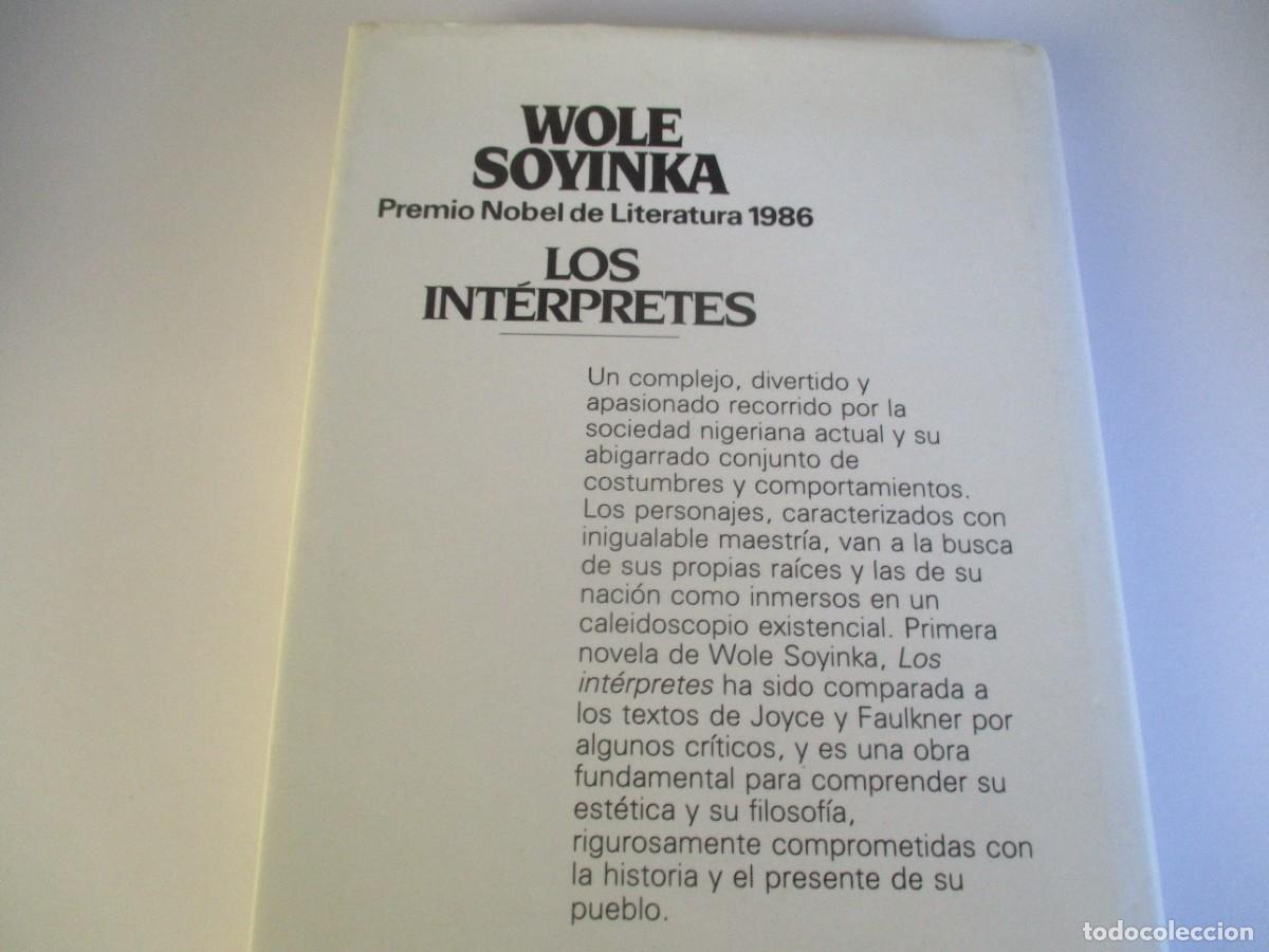 Libros de segunda mano: WOLE SOYINKA Los int&eacute;rpretes W20111 - Foto 2