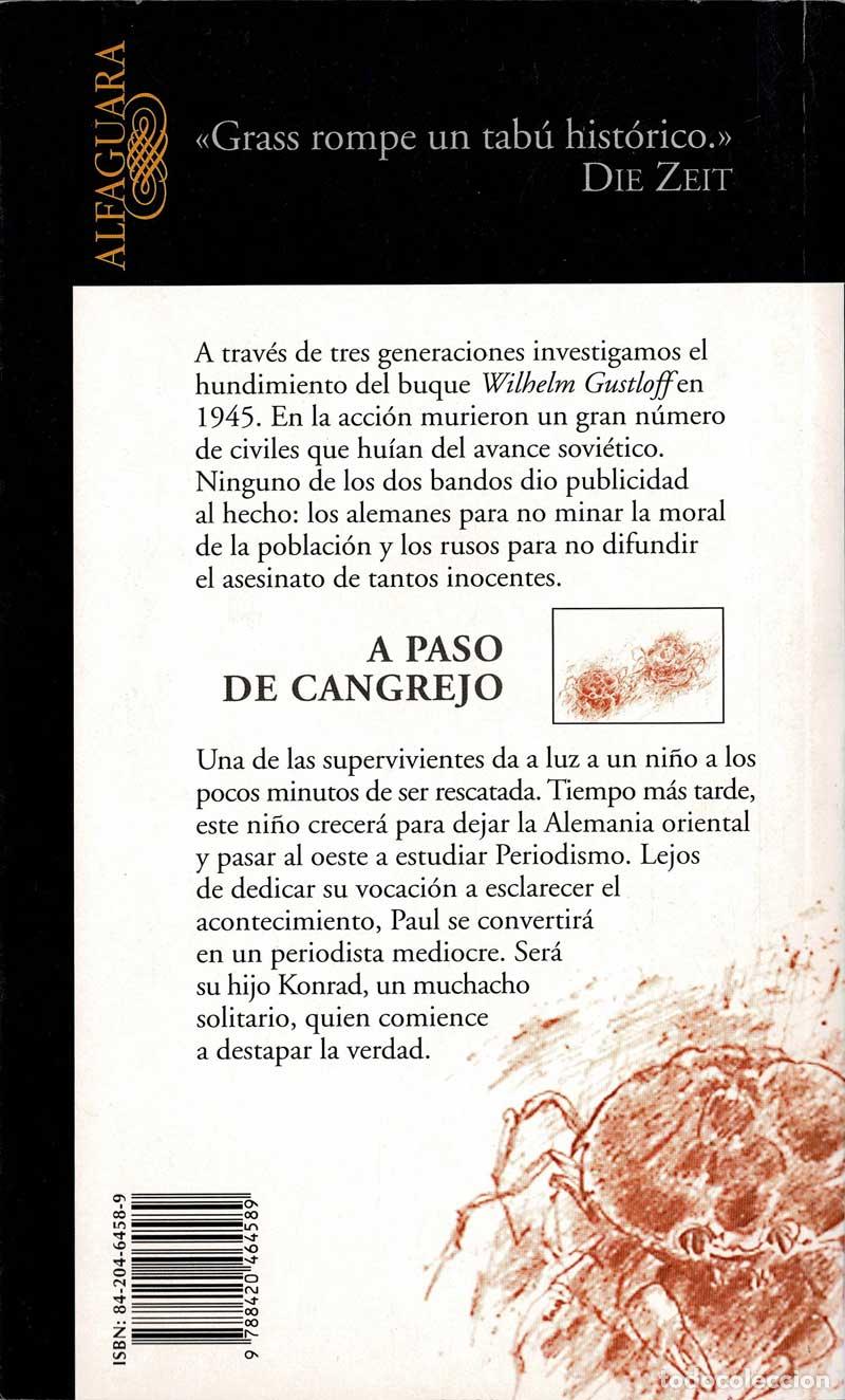 Libros de segunda mano: A paso de cangrejo - G&uuml;nter Grass - Foto 2