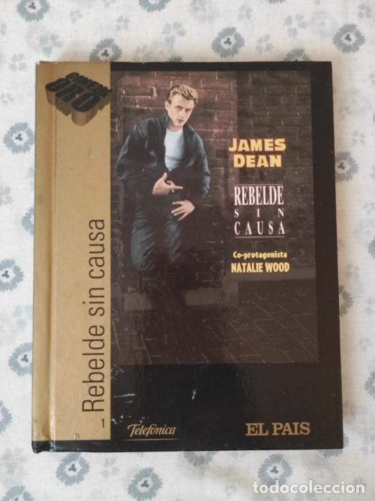 Libros de segunda mano: LIBRO DE JAMES DEAN REBELDE SIN CAUSA DE EL PAIS CON DVD