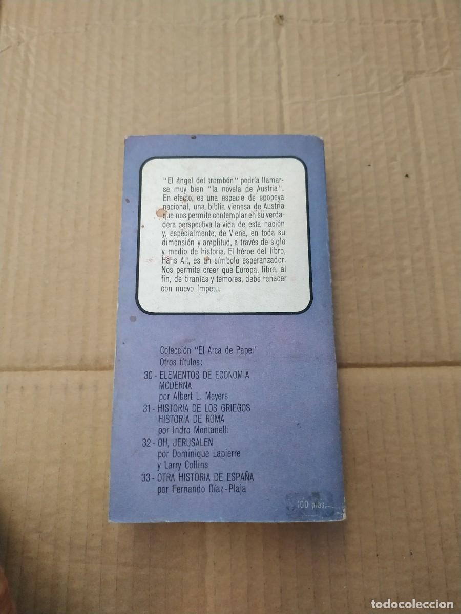 Libros de segunda mano: El &aacute;ngel del tromb&oacute;n - Ernst Lothar - Foto 2